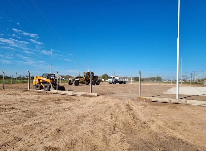 Nuevo Eco Punto que se está construyendo en el norte de la ciudad