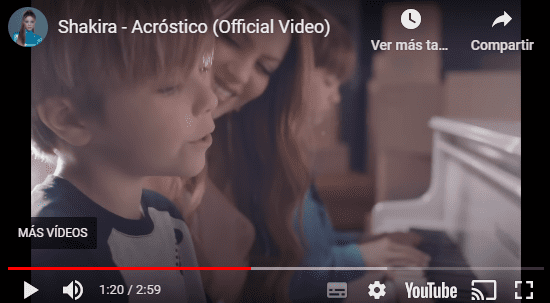 Shakira cantó con sus hijos Milan y Sasha en el video de Acróstico