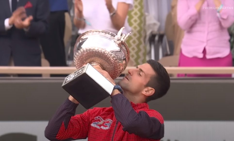 Djokovic se convierte en el tenista más ganador de Grand Slam de la historia