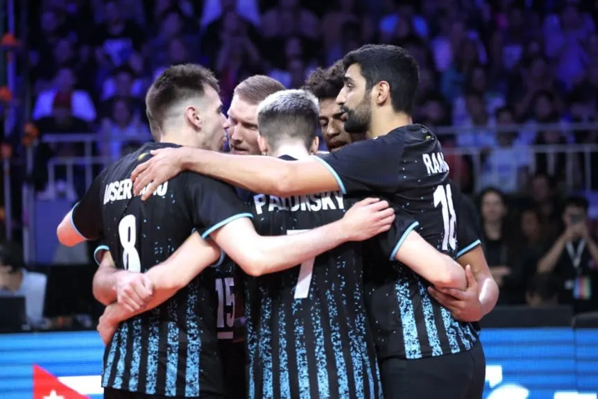 Volleyball Nations League: Argentina debutó con una victoria ante el campeón Italia