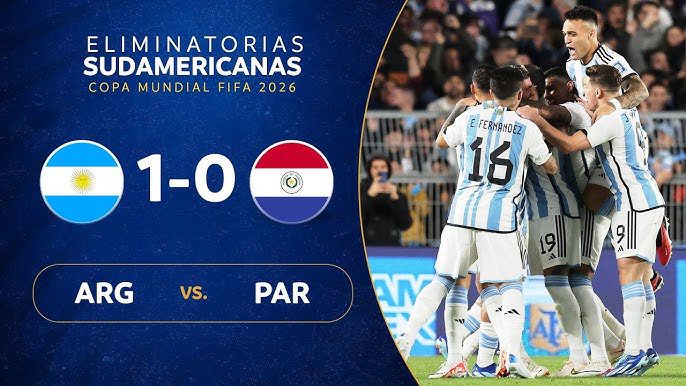 Argentina le ganó a Paraguay en las Eliminatorias Sudamericanas