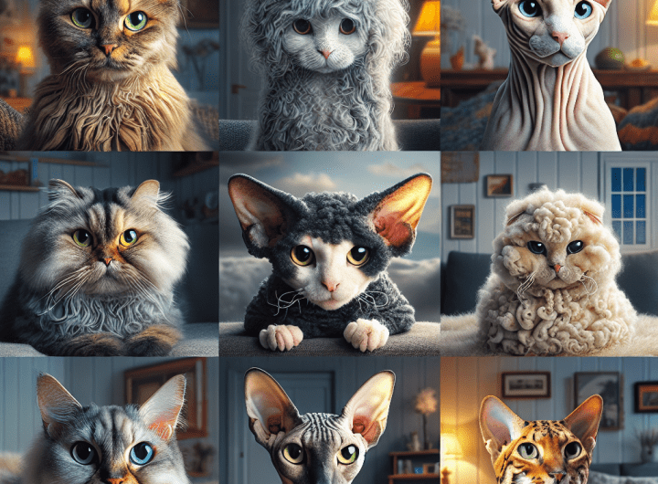 Descubre las razas de gatos más inusuales según IA