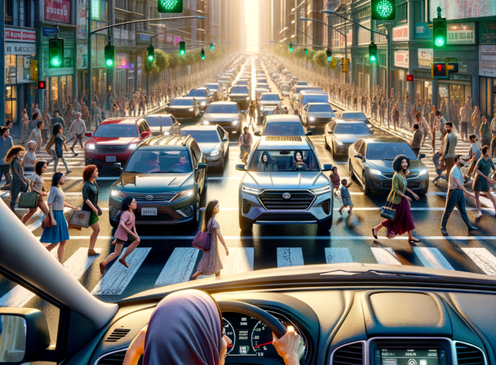 Peatones y señales: Los mayores estresores para conductores