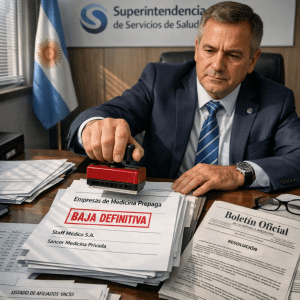 Baja de 20 prepagas: Impacto en el sistema de salud