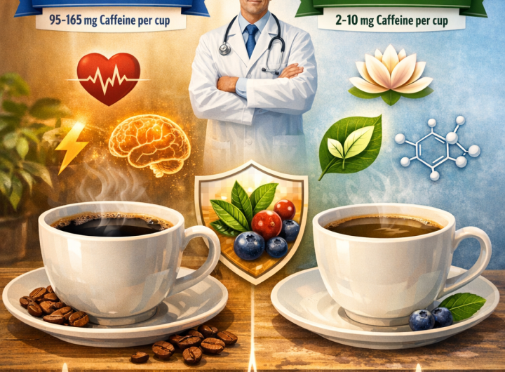 Café descafeinado vs. regular: ¿Cuál es más saludable?