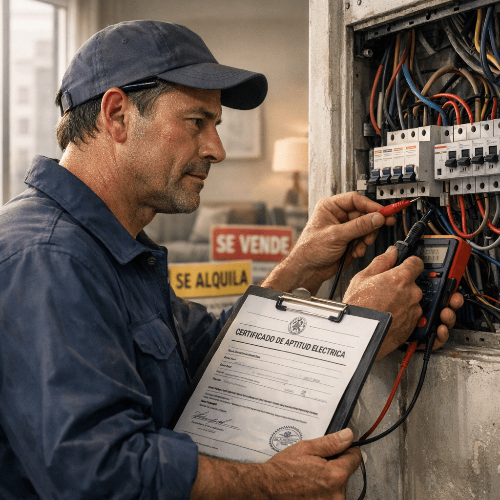 "Todo sobre el nuevo certificado de aptitud eléctrica para inmuebles"