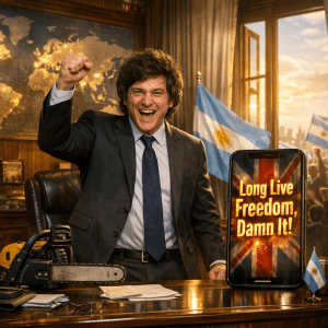 Javier Milei lanza su cuenta en inglés: ¡Viva la libertad!