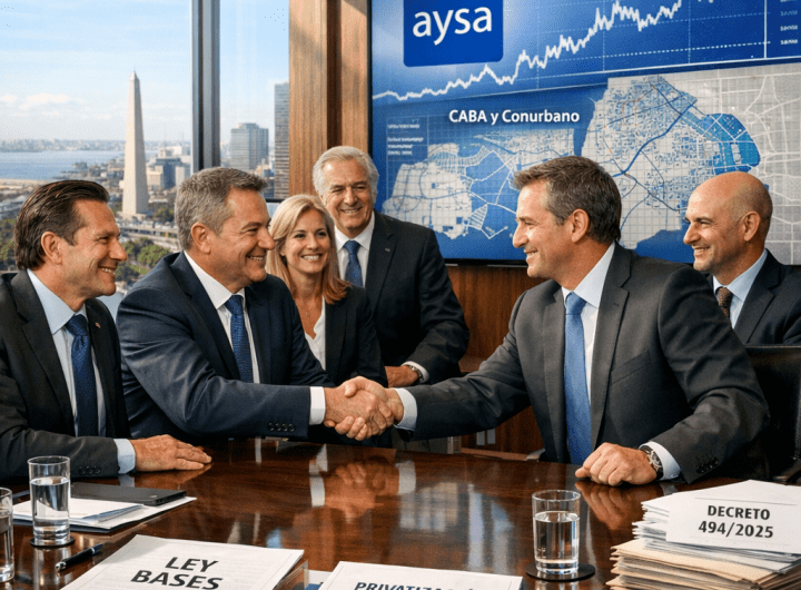 Privatización de AySA: El Gobierno vende sus acciones claves