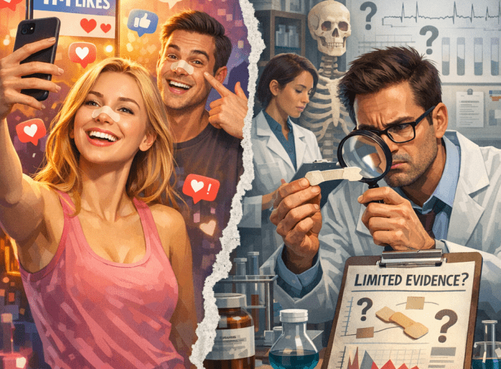 ¿Tiras nasales virales: moda pasajera o mejora de salud?