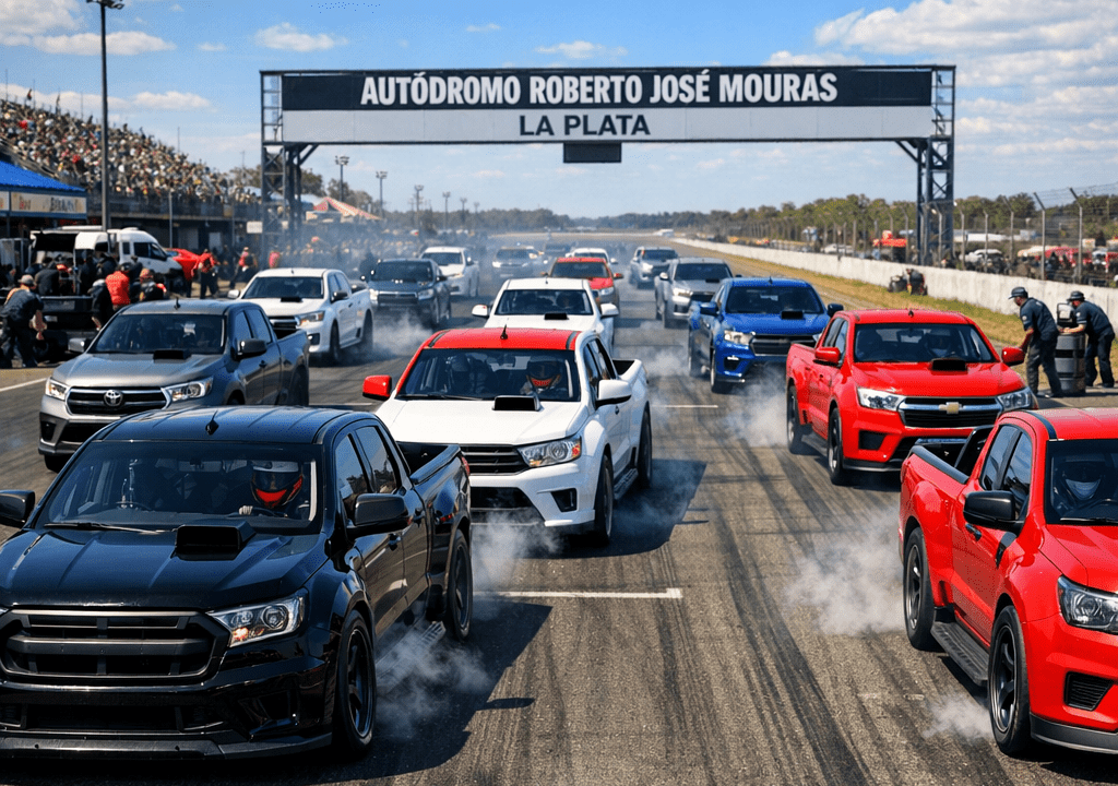 "Inicio del Campeonato TC Pick Up en La Plata 2026"