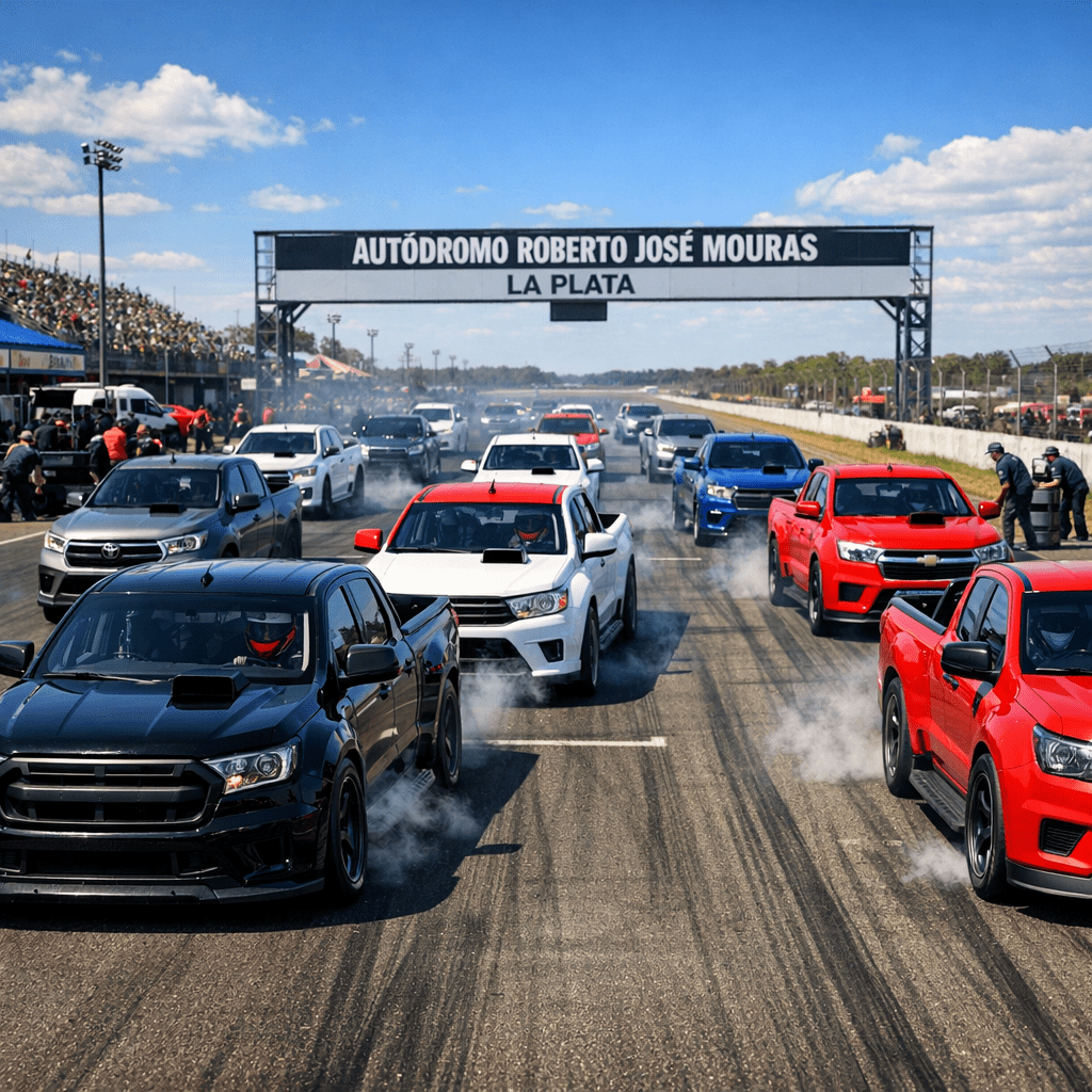 "Inicio del Campeonato TC Pick Up en La Plata 2026"