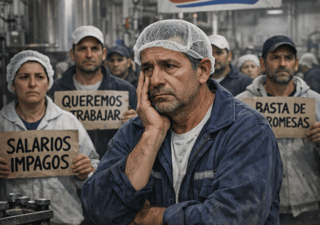 Crisis en Lácteos: Trabajadores Sin Sueldo y Futuro Incierto
