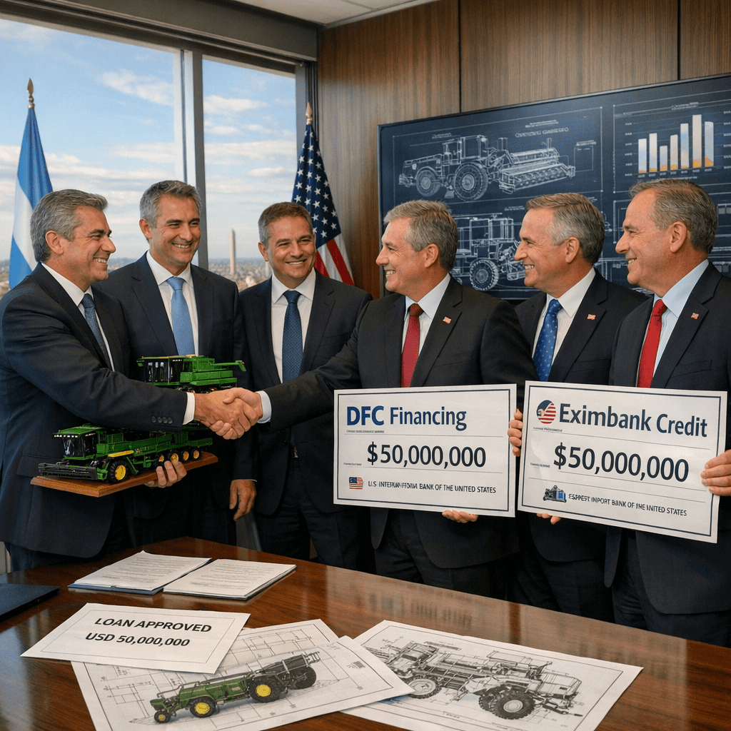 Empresas argentinas obtienen créditos de EE.UU. gracias a un acuerdo