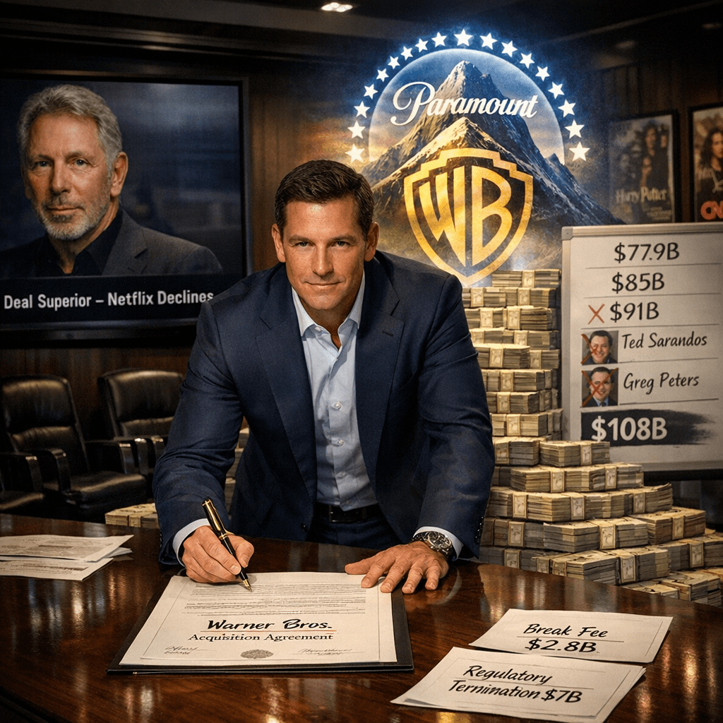 Paramount Triunfa: Warner Bros se Une, Netflix se Rinde