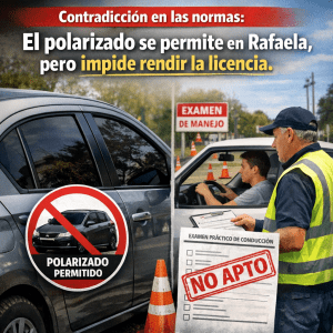 Polarizado en Rafaela: Normas contradictorias afectan licencias de conducir