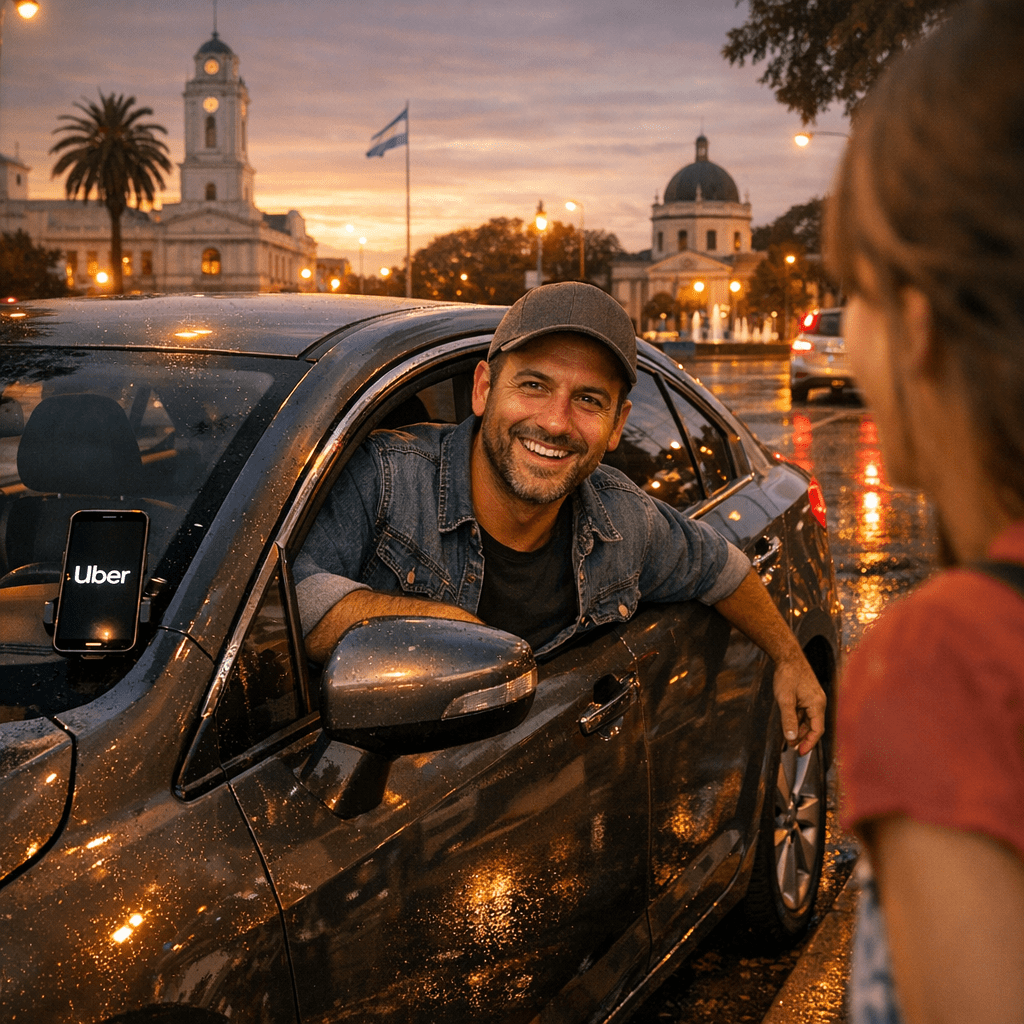 Uber llega a Rafaela: recompensas para conductores iniciales