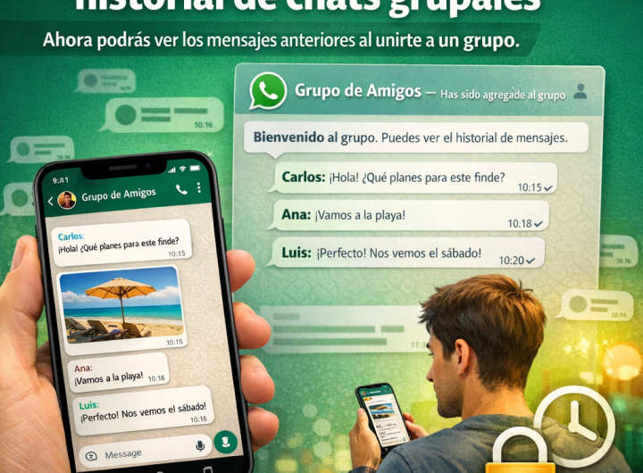 "WhatsApp Simplifica la Bienvenida en Grupos: Nuevo Historial Compartido"