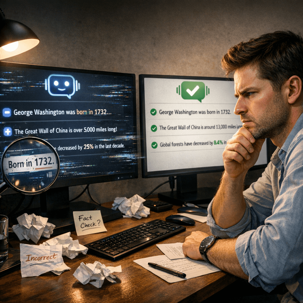 "Alucinaciones en IA: ¿Cuál es más fiable y por qué?"