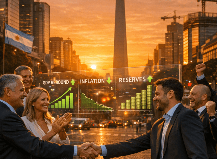 Argentina encuentra impulso económico en medio de la guerra.