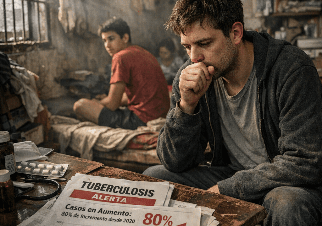 Aumento del 80% en casos de tuberculosis en Rosario