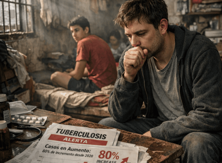 Aumento del 80% en casos de tuberculosis en Rosario