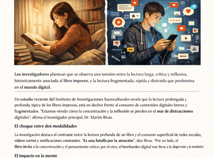 La Evolución de la Lectura en la Era Digital: Estudio de UNSAM