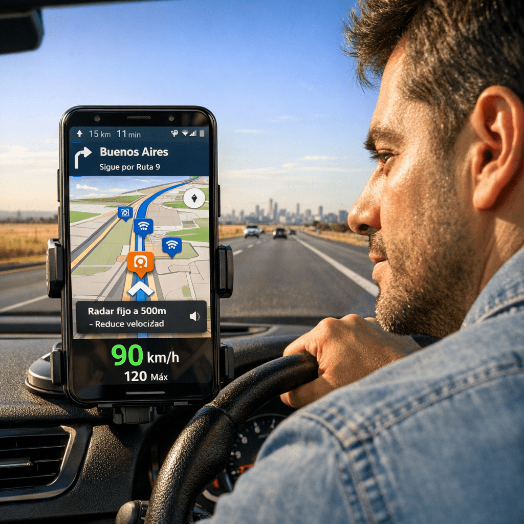 Activa los radares de velocidad en Google Maps en Argentina