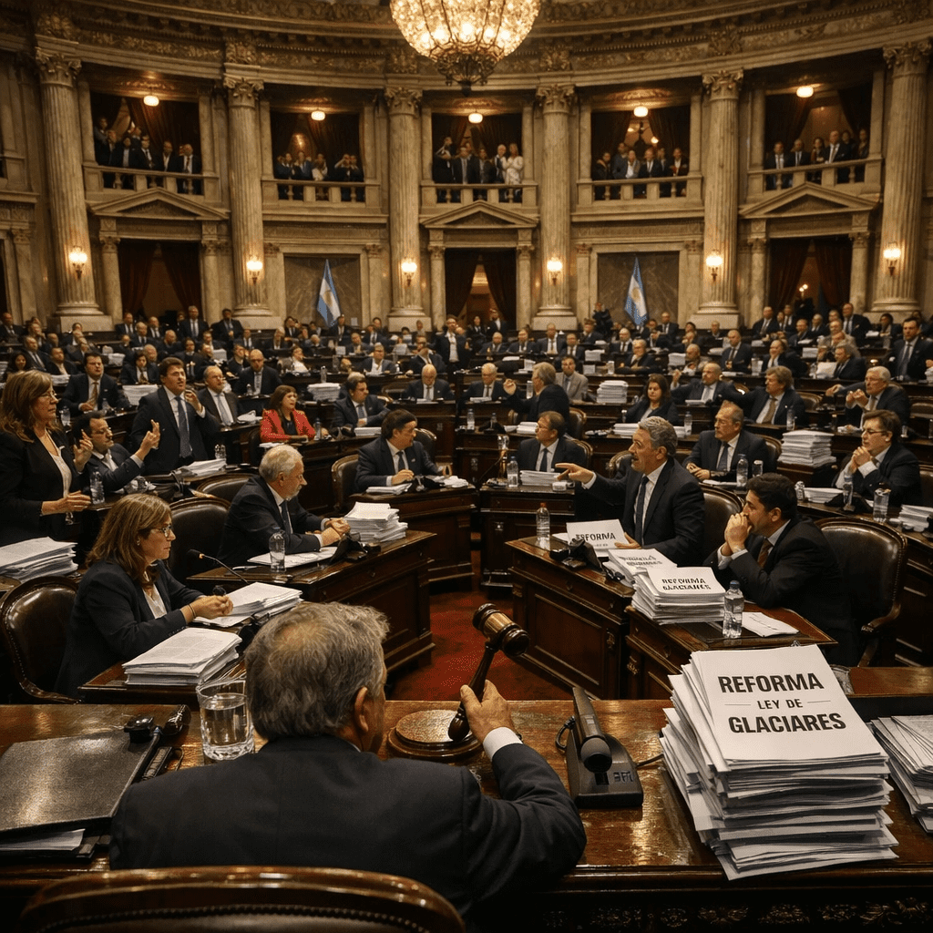 Argentina debate crucial reforma a la ley de glaciares