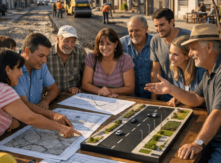 Decisión de pavimento: vecinos eligen el futuro de la ciudad