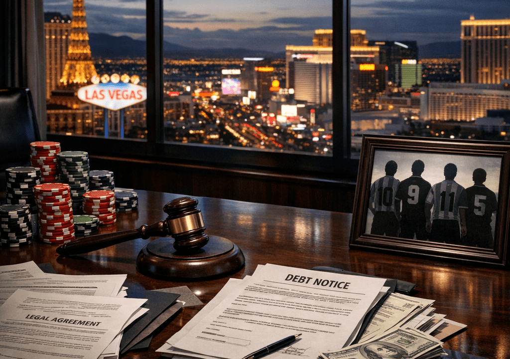 "Denuncias en EE.UU. contra íconos del fútbol argentino"