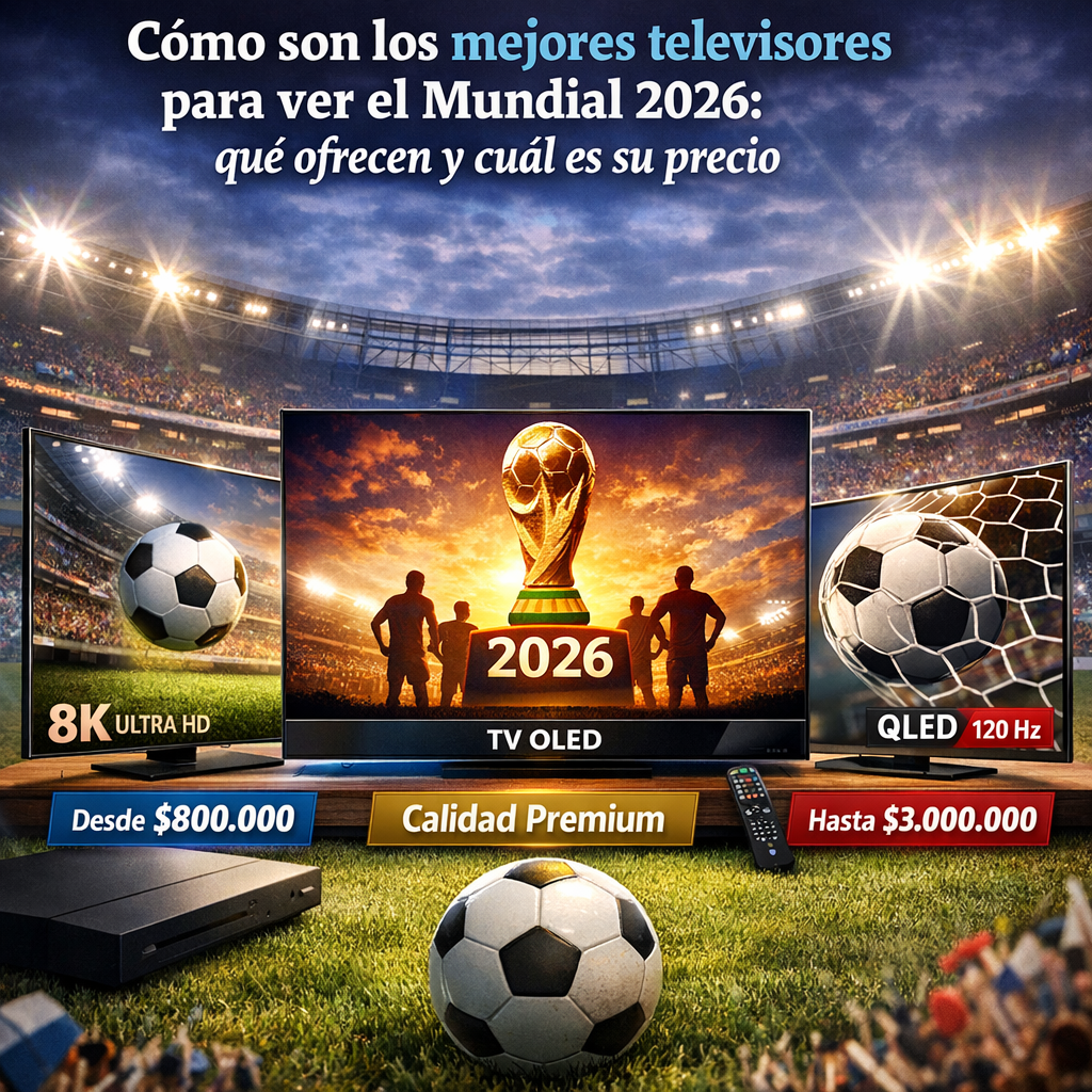 Mejores televisores para disfrutar el Mundial 2026: guía completa