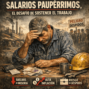 "Desafíos laborales: salarios bajos y sostenibilidad en el trabajo"