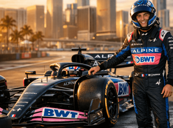 "Franco Colapinto y el Nuevo Auto de Alpine en Miami"