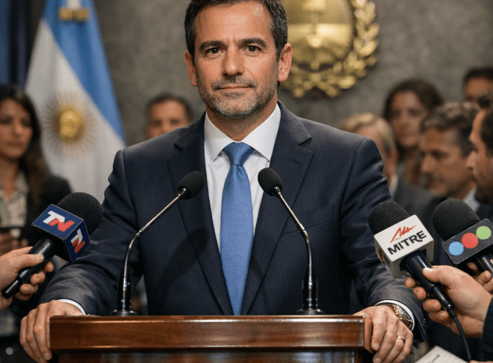 Manuel Adorni presenta conferencia en Casa Rosada este lunes