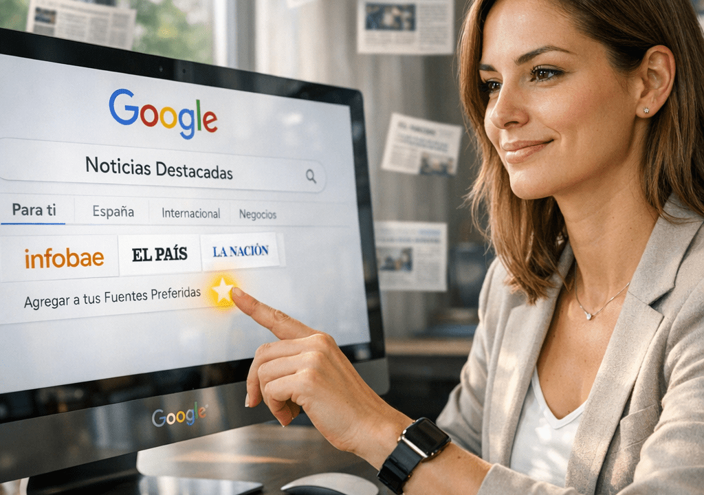 “El nuevo Google: personaliza tus fuentes de noticias”