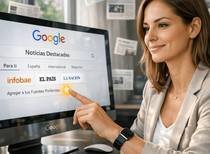 “El nuevo Google: personaliza tus fuentes de noticias”