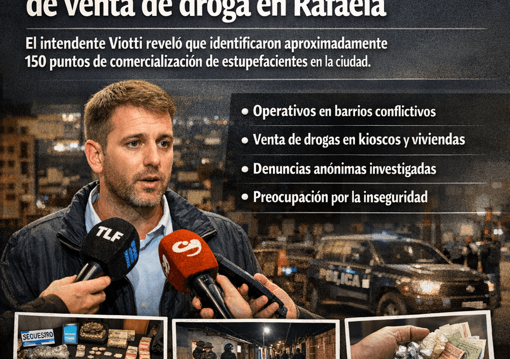 Rafaela enfrenta 150 puntos de venta de drogas detectados