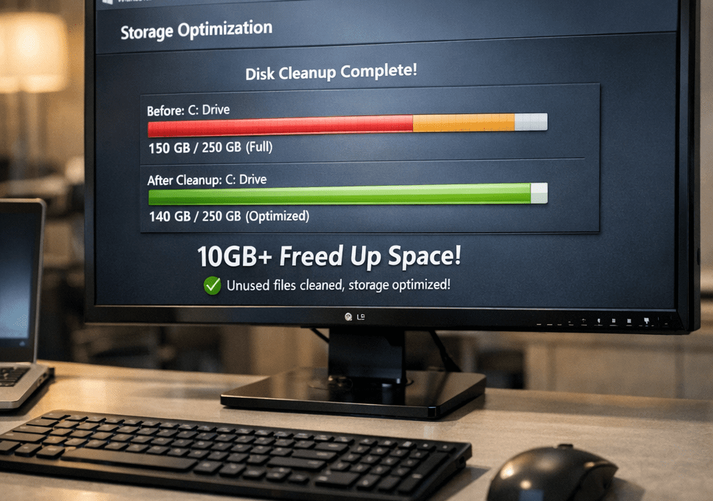 Recupera 10 GB en tu disco duro con un simple truco