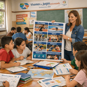 Santa Fe lanza materiales educativos para Juegos Suramericanos en escuelas