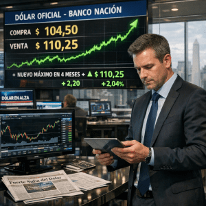 Dólar Oficial en Aumento: Máximo Nivel desde Febrero