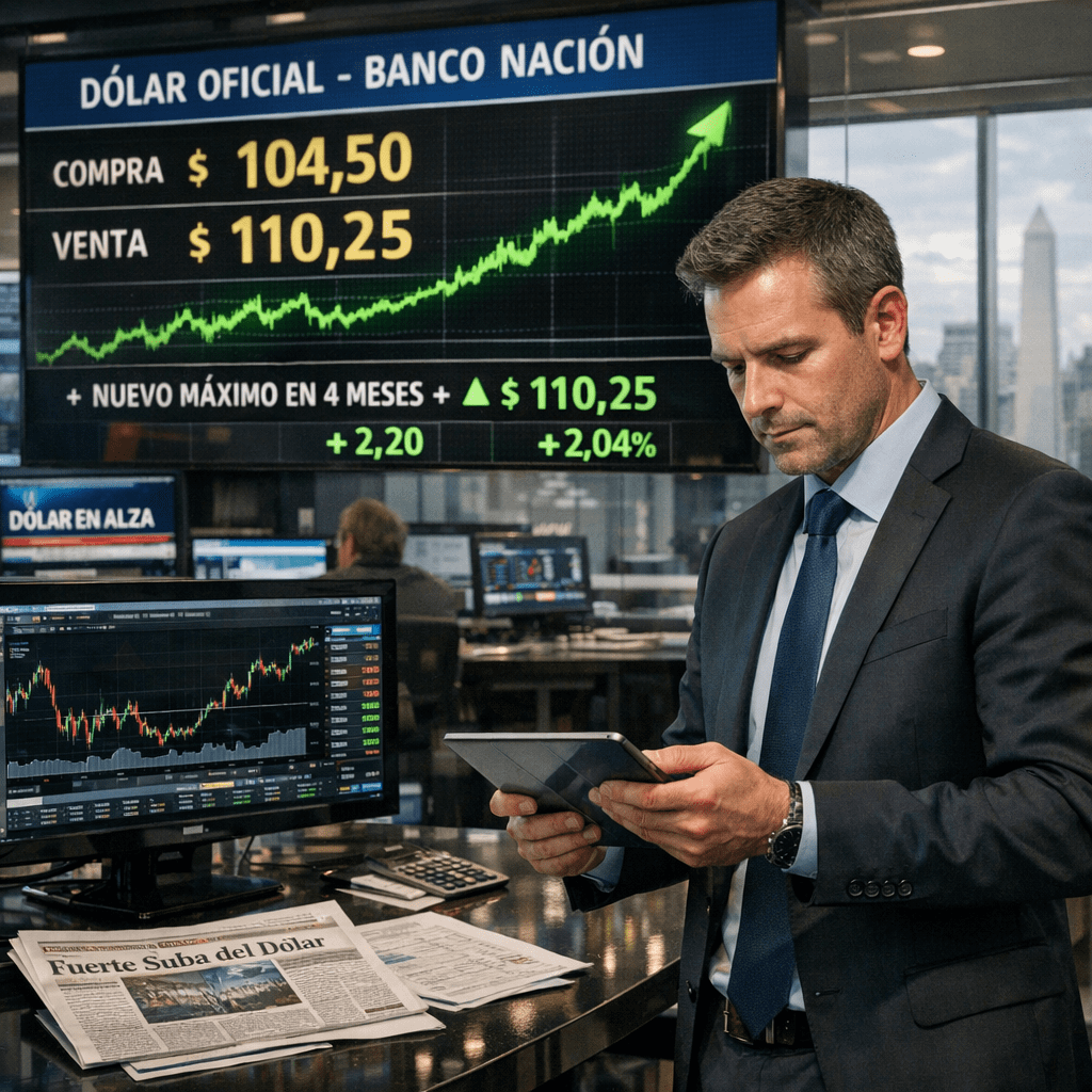 Dólar Oficial en Aumento: Máximo Nivel desde Febrero