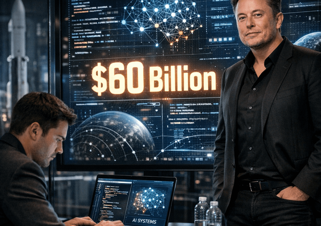 SpaceX compra firma de IA por $60,000 millones: ¿la nueva batalla?
