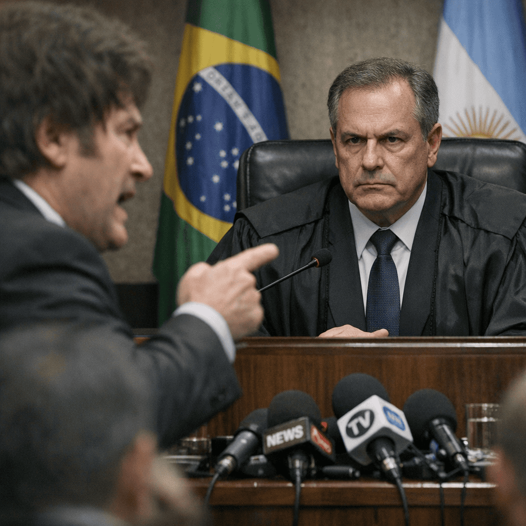 Javier Milei critica al juez Alexandre Moraes: Tensión en Brasil