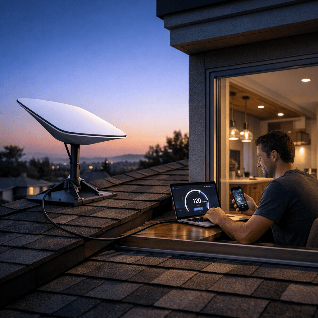Starlink simplifica el acceso a internet rápido sin antenas