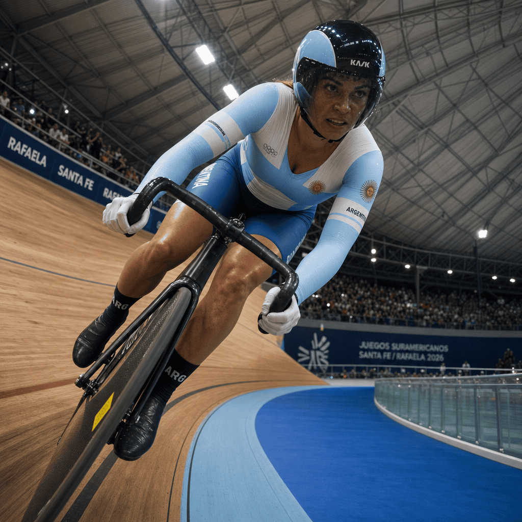 Ciclismo de Pista en Santa Fe: Natalia Vera y los Juegos Suramericanos