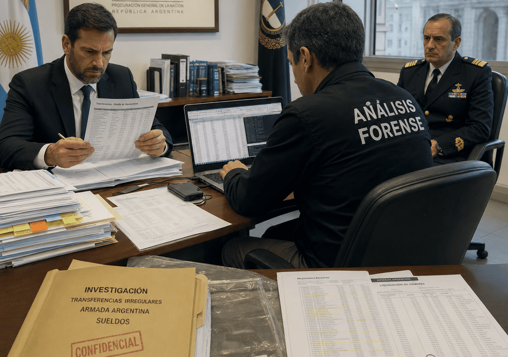 Fiscal investiga sobresueldos en la Armada: peritajes en marcha