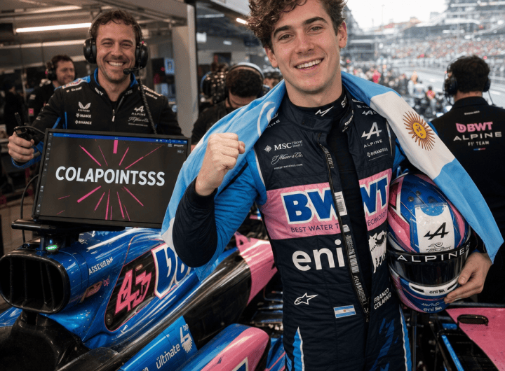 "Colapinto brilla en España: el apodo divertido de Alpine"