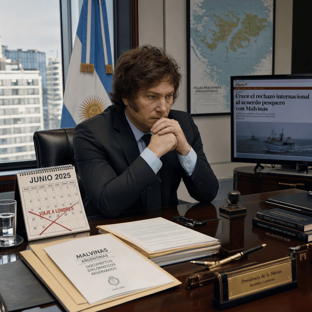 Javier Milei y su decisión sobre Londres en crisis Malvinas