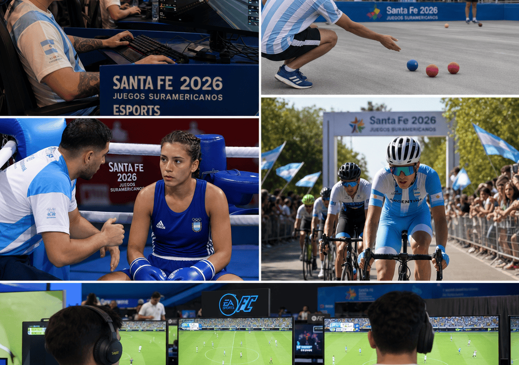 Argentina se prepara para los Juegos Suramericanos Santa Fe 2026