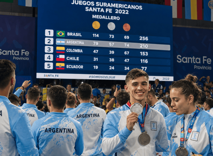 Medallero actualizado de los Juegos Suramericanos Santa Fe 2026